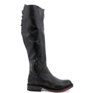 BED STU Manchester tall equestrian style boot Black Hand Wash Size 9  NIB